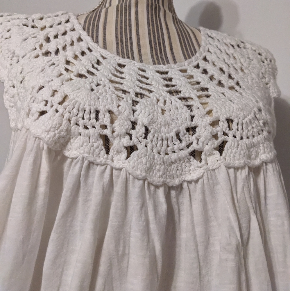 Lucky Brand crochet summer top nwt - Picture 6 of 16